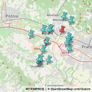 Mappa Via Carlo Levi, 51031 Agliana PT, Italia (3.56222)