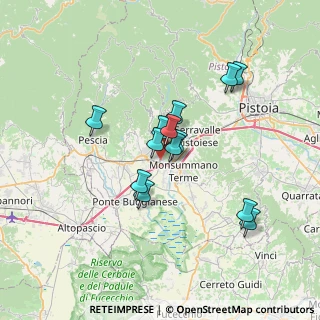 Mappa Via Sardegna, 51016 Montecatini Terme PT, Italia (5.72538)