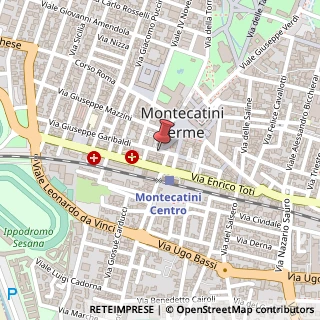 Mappa Via Garibaldi, 7, 51016 Montecatini Terme, Pistoia (Toscana)