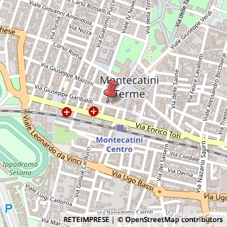 Mappa Via Garibaldi, 28, 51016 Montecatini Terme, Pistoia (Toscana)