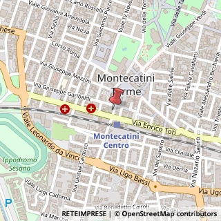 Mappa Via Ricasoli, 20, 51016 Montecatini Terme, Pistoia (Toscana)