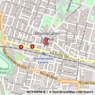 Mappa Via Don Giovanni Minzoni, 24/b, 51016 Montecatini Terme, Pistoia (Toscana)