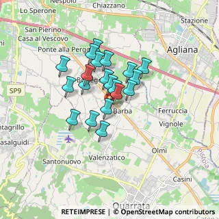 Mappa Via Flli Caboto, 51100 Pistoia PT, Italia (1.293)