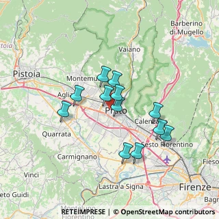 Mappa Via Cristoforo Colombo, 59100 Prato PO, Italia (5.81083)