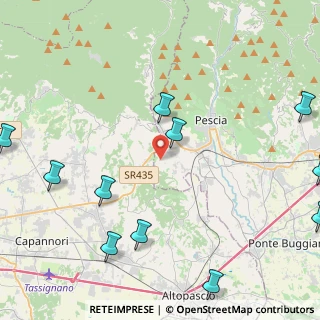 Mappa Via del Pratalozzo, 51017 Pescia PT, Italia (6.21091)