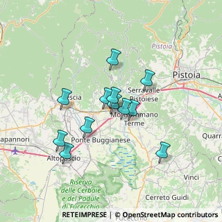 Mappa Via Giuseppe Giusti, 51016 Montecatini Terme PT, Italia (5.65333)