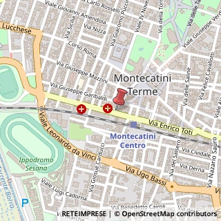 Mappa Via Daniele Manin, 20/a, 51016 Montecatini Terme, Pistoia (Toscana)
