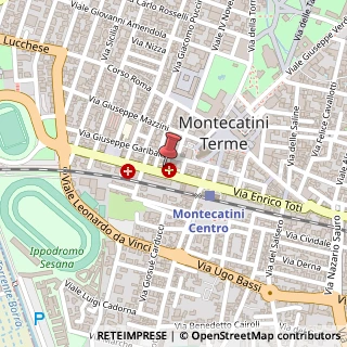 Mappa Via Daniele Manin, 22, 51016 Monsummano Terme, Pistoia (Toscana)