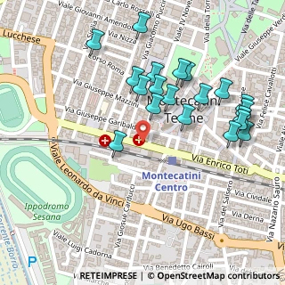 Mappa Via Giuseppe Giusti, 51016 Montecatini Terme PT, Italia (0.2655)
