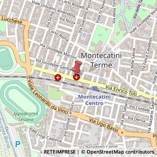 Mappa Via Daniele Manin, 22, 51016 Montecatini Terme, Pistoia (Toscana)