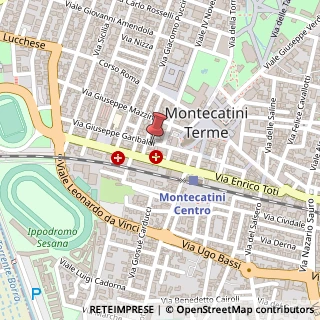 Mappa Via Garibaldi, 37, 51016 Montecatini Terme, Pistoia (Toscana)