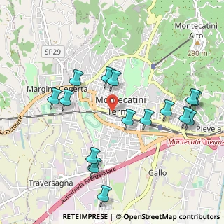 Mappa Via Giuseppe Giusti, 51016 Montecatini Terme PT, Italia (1.10733)