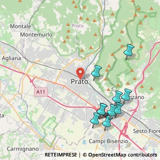 Mappa Piazza Filippo Lippi, 59100 Prato PO, Italia (4.98273)