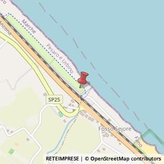 Mappa S. S. 16 Adriatica Nord Km, 244, 61121 Pesaro, Pesaro e Urbino (Marche)