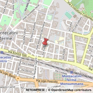 Mappa Via Trieste, 31, 51016 Montecatini Terme, Pistoia (Toscana)