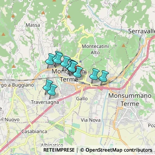 Mappa Via Trieste, 51016 Montecatini Terme PT, Italia (1.13333)