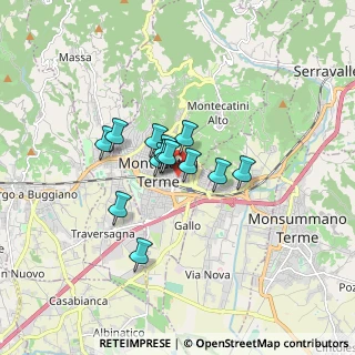 Mappa Via Trieste, 51016 Montecatini Terme PT, Italia (1.09769)