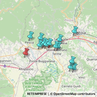 Mappa Via Trieste, 51016 Montecatini Terme PT, Italia (5.61733)