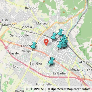 Mappa Via Silvio Ceccatelli, 59100 Prato PO, Italia (1.46692)