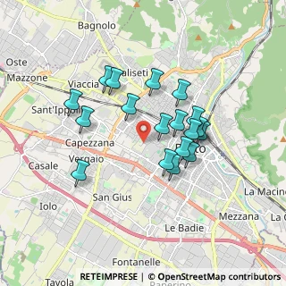 Mappa Via Silvio Ceccatelli, 59100 Prato PO, Italia (1.52611)