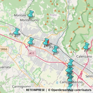 Mappa Via Silvio Ceccatelli, 59100 Prato PO, Italia (5.8775)
