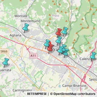 Mappa Via Silvio Ceccatelli, 59100 Prato PO, Italia (3.58364)