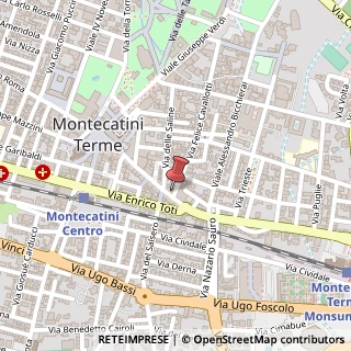 Mappa Corso Giacomo Matteotti, 61, 51016 Montecatini Terme, Pistoia (Toscana)