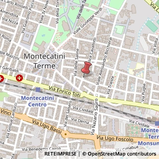 Mappa Via Felice Cavallotti, 28/a, 51016 Montecatini Terme, Pistoia (Toscana)