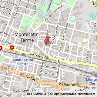 Mappa Via delle Saline, 19, 51016 Montecatini Terme, Pistoia (Toscana)
