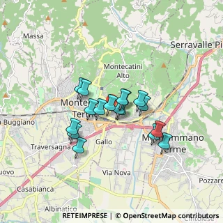 Mappa Via delle Magnolie, 51016 Montecatini Terme PT, Italia (1.26941)