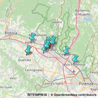 Mappa Via Nino Rota, 59100 Prato PO, Italia (4.55273)