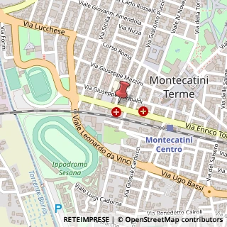 Mappa Via Daniele Manin, 38, 51016 Montecatini Terme, Pistoia (Toscana)