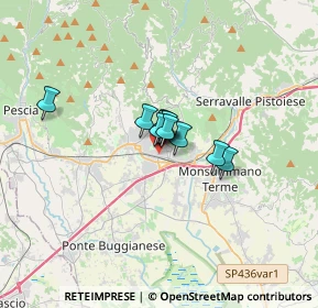 Mappa 51018 Montecatini Terme PT, Italia (1.50727)