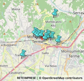 Mappa 51018 Montecatini Terme PT, Italia (0.96636)