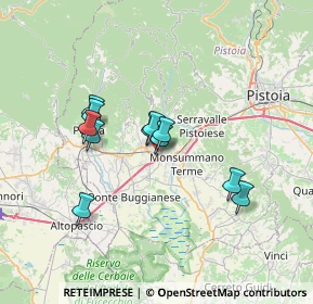 Mappa 51018 Montecatini Terme PT, Italia (5.67273)
