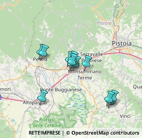 Mappa 51018 Montecatini Terme PT, Italia (5.57083)