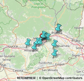 Mappa 51018 Montecatini Terme PT, Italia (7.68083)