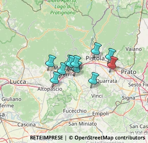 Mappa Via Colonna, 51018 Pieve A Nievole PT, Italia (8.05909)
