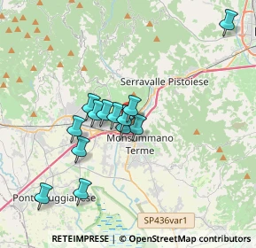 Mappa Via Colonna, 51018 Pieve A Nievole PT, Italia (3.11615)
