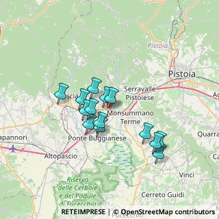 Mappa Presso gli Studi Professionali, 51016 Montecatini Terme PT, Italia (5.79857)