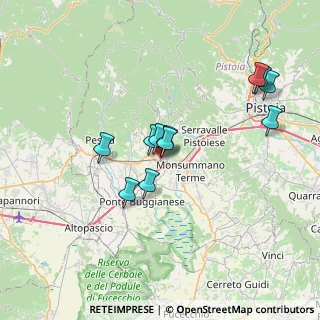 Mappa Via Antonietta, 51016 Montecatini Terme PT, Italia (6.47818)