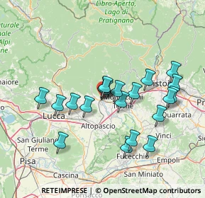 Mappa Via di Campolasso, 51017 Pescia PT, Italia (13.8195)