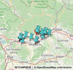 Mappa Via di Campolasso, 51017 Pescia PT, Italia (9.42625)