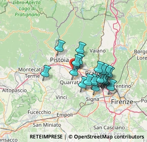 Mappa Via Carbolinga, 51031 Agliana PT, Italia (11.0485)