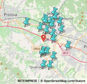 Mappa Via Carbolinga, 51031 Agliana PT, Italia (3.3045)