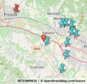 Mappa Via Carbolinga, 51031 Agliana PT, Italia (4.89727)