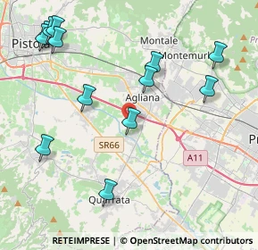 Mappa Via Carbolinga, 51031 Agliana PT, Italia (5.06)