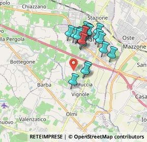 Mappa Via Carbolinga, 51031 Agliana PT, Italia (1.536)