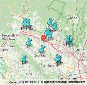 Mappa Via Carbolinga, 51031 Agliana PT, Italia (7.61944)