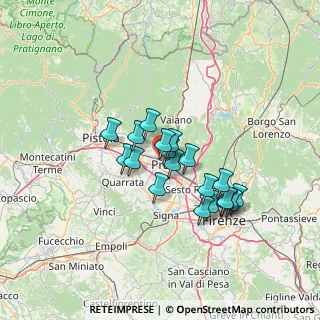 Mappa Via Fabio Filzi, 59100 Prato PO, Italia (10.79368)